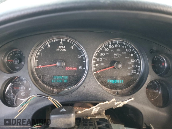 2007 Chevrolet Silverado 1500 LTZ with VIN 2GCEK13M271627642, listed as a Copart auction lot 43460305 with 131,486 mi miles and Salvage Title. Bid and sale history available at carsss.com. Image 9.