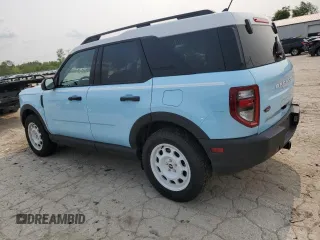 2024 Ford Bronco Sport Heritage with VIN 3FMCR9G68RRF41498, listed as a Copart auction lot 58862245 with 13,154 mi miles and Salvage title. Bid and sale history available at DreamBid. Image 2.