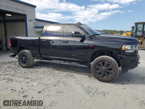 2022 Ram 2500 Big Horn with VIN 3C6UR5DL0NG356094, listed as a Copart auction lot 75015544 with 44,341 mi miles and Salvage Title. Bid and sale history available at carsss.com. Image 4.