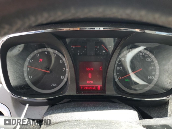 2012 GMC Terrain SLT-1 with VIN 2GKALUEK8C6117175, listed as a Copart auction lot 58040115 with 243,420 mi miles and Salvage title. Bid and sale history available at DreamBid. Image 9.