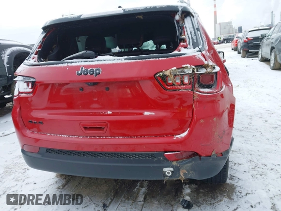 2023 Jeep Compass Latitude with VIN 3C4NJDBN9PT531729, listed as a IAAI auction lot 41620284 with 27,824 mi miles and . Bid and sale history available at DreamBid. Image 17.