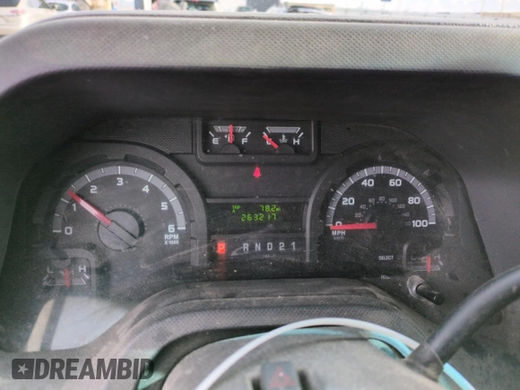 2012 Ford Econoline Cargo Super Duty Commercial with VIN 1FTSS3EL8CDB15093, listed as a Copart auction lot 46466605 with 263,217 mi miles and Salvage title. Bid and sale history available at DreamBid. Image 9.