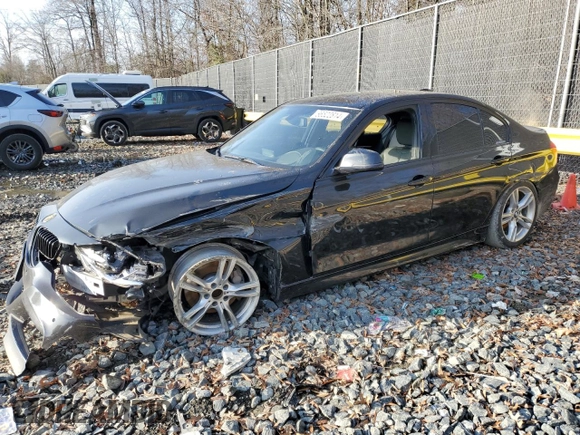2017 BMW 3 Series 340i xDrive with VIN WBA8B7C52HK858192, listed as a Copart auction lot 86522814 with 97,512 mi miles and Salvage Title. Bid and sale history available at carsss.com. Image 1.