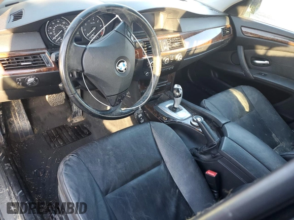 2008 BMW 5 Series 528xi with VIN WBANV13508CZ57921, listed as a Copart auction lot 47785125 with Not Provided miles and Salvage Title. Bid and sale history available at DreamBid. Image 8.