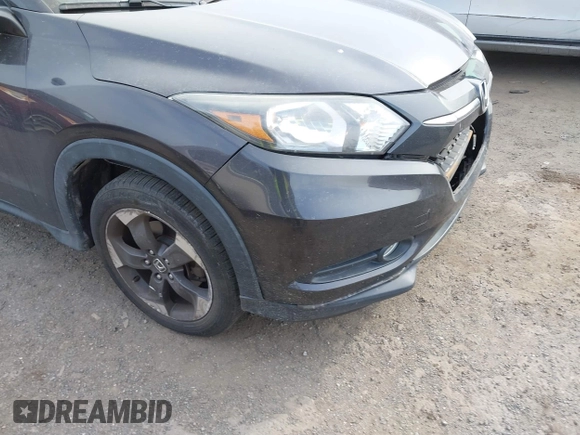 2018 Honda HR-V EX-L with VIN 3CZRU6H7XJM719006, listed as a IAAI auction lot 41333855 with 57,678 mi miles and . Bid and sale history available at carsss.com. Image 19.