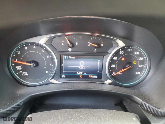 2022 Chevrolet Equinox LS with VIN 3GNAXSEV5NS174458, listed as a Copart auction lot 43373345 with 54,071 mi miles and Salvage Title. Bid and sale history available at carsss.com. Image 9.