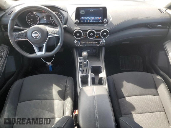 2024 Nissan Sentra SV with VIN 3N1AB8CV7RY223419, listed as a Copart auction lot 55936995 with 21,623 mi miles and Salvage title. Bid and sale history available at DreamBid. Image 8.
