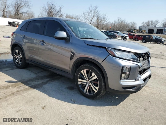2020 Mitsubishi Outlander Sport ES 2.0 with VIN JA4AP3AU2LU000947, listed as a Copart auction lot 48796315 with 124,250 mi miles and Salvage Title. Bid and sale history available at carsss.com. Image 4.