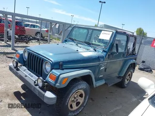 1997 Jeep Wrangler Sport with VIN 1J4FY19S4VP539226, listed as a IAAI auction lot 42096161 with 1 mi miles. Bid and sale history available at carsss.com. Image 2.