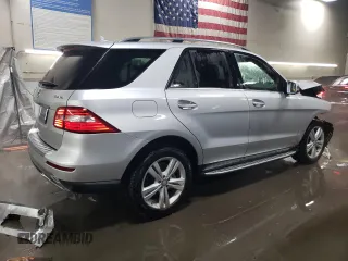 2015 Mercedes-Benz M ML 350 with VIN 4JGDA5HB4FA463744, listed as a Copart auction lot 41911765 with 53,842 mi miles and Salvage Title. Bid and sale history available at carsss.com. Image 3.