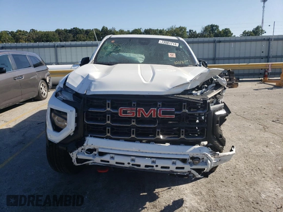 2024 GMC Canyon 4WD AT4 with VIN 1GTP6DEK9R1216337, listed as a Copart auction lot 73501714 with 4,375 mi miles and Salvage Title. Bid and sale history available at carsss.com. Image 5.