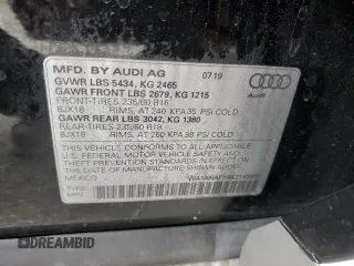 2019 Audi Q5 Premium z VIN WA1ANAFY4K2143852, wystawiony jako Copart lot #58657115 z przebiegiem 34 794 mil mil oraz Czysty tytuł • Clean title. Historia ofert i sprzedaży dostępna na DreamBid. Obrazek 13.