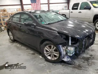 2014 Hyundai Sonata GLS with VIN 5NPEB4AC7EH941360, listed as a Copart auction lot 44618495 with 106,247 mi miles and Salvage Title. Bid and sale history available at carsss.com. Image 4.