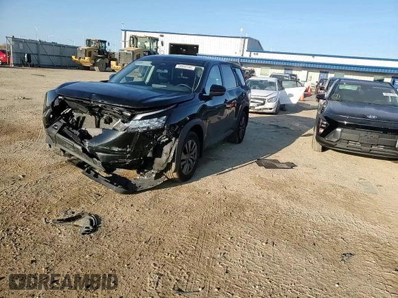 2022 Nissan Pathfinder S with VIN 5N1DR3AC5NC212542, listed as a Copart auction lot 48945195 with 34,713 mi miles and Salvage title. Bid and sale history available at DreamBid. Image 12.