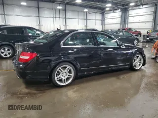 2014 Mercedes-Benz C 300 Sport with VIN WDDGF8AB7ER321568, listed as a Copart auction lot 54404215 with 88,313 mi miles and Salvage Title. Bid and sale history available at DreamBid. Image 3.