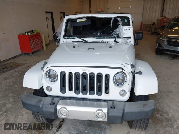 2015 Jeep Wrangler Sahara with VIN 1C4AJWBG7FL648621, listed as a IAAI auction lot 42439781 with 107,148 mi miles and . Bid and sale history available at DreamBid. Image 6.