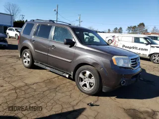 2012 Honda Pilot EX-L with VIN 5FNYF4H68CB044027, listed as a Copart auction lot 41783045 with 241,822 mi miles and Salvage Title. Bid and sale history available at carsss.com. Image 4.