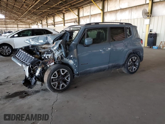 2018 Jeep Renegade Altitude with VIN ZACCJABB8JPJ05439, listed as a Copart auction lot 60348705 with Not provided miles and Clean title. Bid and sale history available at DreamBid. Image 1.