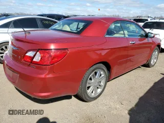 2008 Chrysler Sebring Limited with VIN 1C3LC65M08N150261, listed as a Copart auction lot 50984305 with 41,926 mi miles and Salvage Title. Bid and sale history available at DreamBid. Image 3.