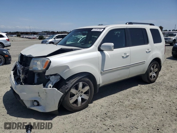 2014 Honda Pilot Touring z VIN 5FNYF4H9XEB047993, wystawiony jako Copart lot #57518705 z przebiegiem 159 809 mil mil oraz Szkoda całkowita • Salvage title. Historia ofert i sprzedaży dostępna na DreamBid. Obrazek 1.
