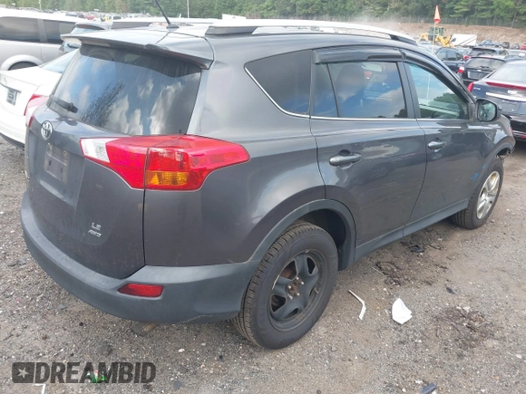 2013 Toyota RAV4 LE with VIN 2T3BFREV8DW087843, listed as a IAAI auction lot 42629388 with 234,438 mi miles and . Bid and sale history available at DreamBid. Image 4.