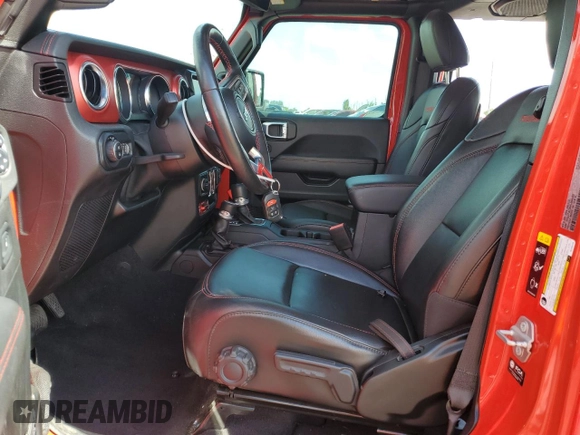 2021 Jeep Gladiator Rubicon с VIN 1C6JJTBG0ML569133, выставлен на аукционе Copart как лот 61994745 с пробегом 23 785 миль миль и Чистый • Clean title. История ставок и продаж доступна на DreamBid. Изображение 7.