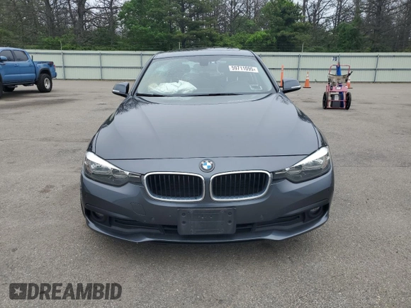 2017 BMW 3 Series 320i xDrive with VIN WBA8E5G55HNU42092, listed as a Copart auction lot 59711095 with 77,997 mi miles and Salvage title. Bid and sale history available at DreamBid. Image 5.