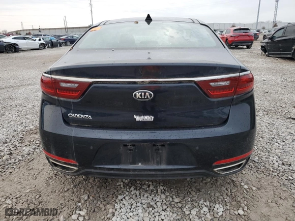 2018 Kia Cadenza Premium with VIN KNALC4J16J5127386, listed as a Copart auction lot 78910854 with 0 mi miles and Salvage Title. Bid and sale history available at carsss.com. Image 6.