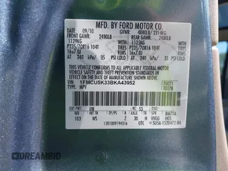 2011 Ford Escape Hybrid с VIN 1FMCU5K33BKA43952, выставлен на аукционе IAAI как лот 42560609 с пробегом 163 067 миль миль и . История ставок и продаж доступна на DreamBid. Изображение 9.