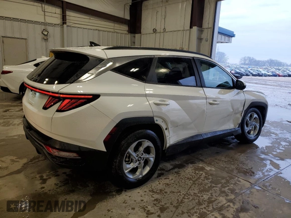 2023 Hyundai Tucson SEL with VIN 5NMJB3AE2PH176925, listed as a Copart auction lot 50561085 with 23,980 mi miles and Salvage Title. Bid and sale history available at carsss.com. Image 3.