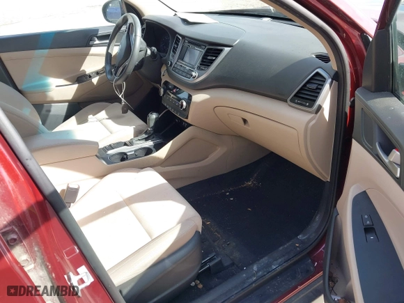 2017 Hyundai Tucson Value with VIN KM8J33A29HU390142, listed as a IAAI auction lot 41816840 with 55,750 mi miles. Bid and sale history available at carsss.com. Image 5.