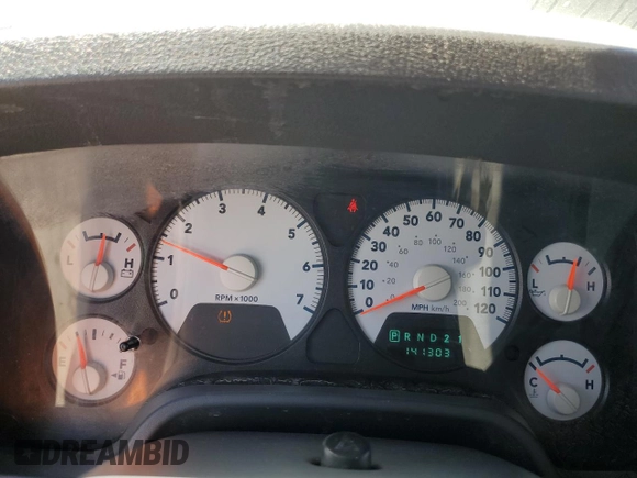 2008 Dodge 1500 ST with VIN 1D7HU18258J163967, listed as a Copart auction lot 48067015 with 141,303 mi miles and Salvage Title. Bid and sale history available at DreamBid. Image 9.