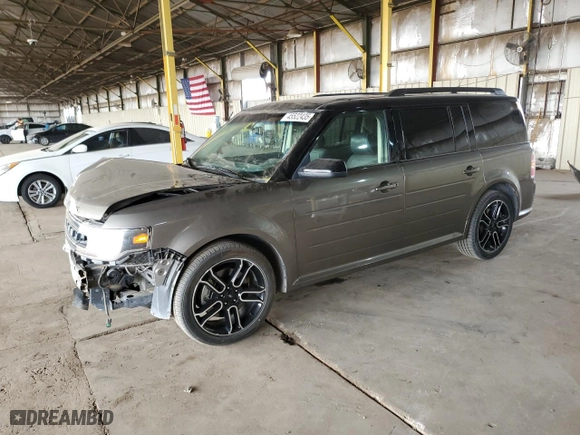 2014 Ford Flex SEL with VIN 2FMGK5C87EBD30470, listed as a Copart auction lot 45522435 with 130,169 mi miles and Salvage Title. Bid and sale history available at carsss.com. Image 1.