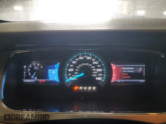 2013 Ford Taurus SEL with VIN 1FAHP2H88DG172316, listed as a Copart auction lot 54872575 with 154,926 mi miles and Salvage Title. Bid and sale history available at DreamBid. Image 9.