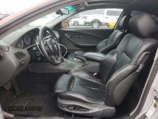 2005 BMW 6 Series 645Ci with VIN WBAEH73405B192485, listed as a Copart auction lot 86522304 with 75,579 mi miles and Salvage Title. Bid and sale history available at carsss.com. Image 7.