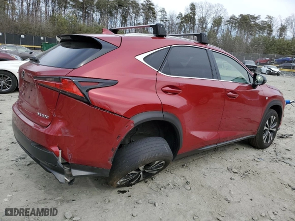 2019 Lexus NX with VIN JTJBARBZ0K2195012, listed as a Copart auction lot 47793225 with 78,265 mi miles and Salvage Title. Bid and sale history available at carsss.com. Image 3.