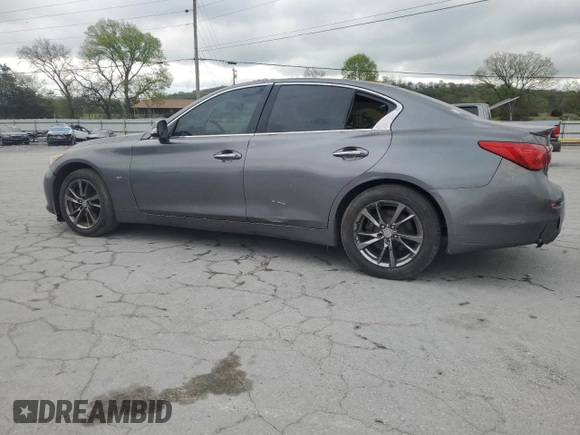 2015 Infiniti Q50 with VIN JN1BV7AR9FM420490, listed as a Copart auction lot 52794975 with 159,048 mi miles and Clean Title. Bid and sale history available at DreamBid. Image 2.