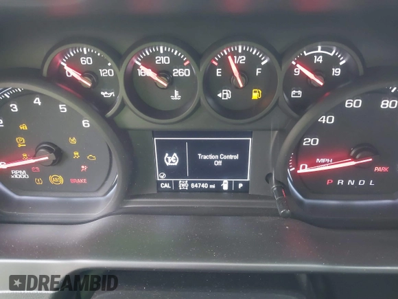 2020 Chevrolet Silverado 1500 Custom Trail Boss with VIN 1GCPYCEF0LZ358642, listed as a IAAI auction lot 41686287 with 64,740 mi miles and . Bid and sale history available at DreamBid. Image 7.