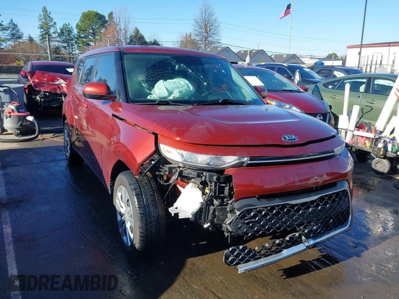 2020 Kia Soul S with VIN KNDJ23AU2L7117902, listed as a IAAI auction lot 41759979 with 59,764 mi miles. Bid and sale history available at carsss.com. Image 6.