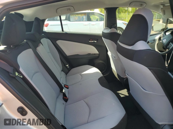 2019 Toyota Prius LE with VIN JTDL9RFU7K3002024, listed as a Copart auction lot 56579145 with 18,019 mi miles and Salvage Title. Bid and sale history available at DreamBid. Image 10.