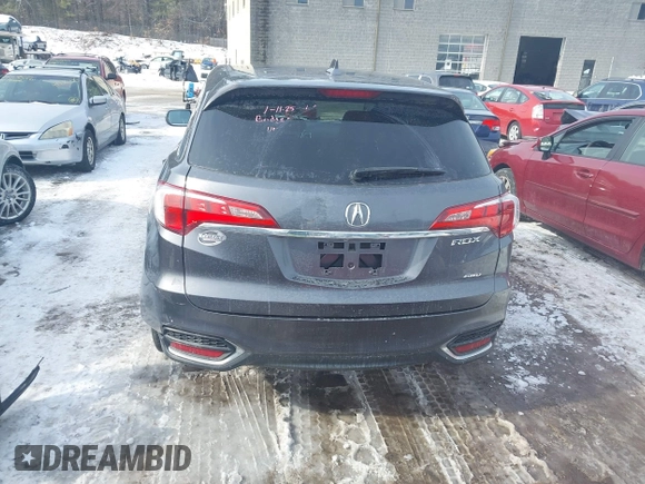 2017 Acura RDX w/Technology Pkg with VIN 5J8TB4H52HL017621, listed as a IAAI auction lot 41512169 with 105,029 mi miles. Bid and sale history available at carsss.com. Image 16.