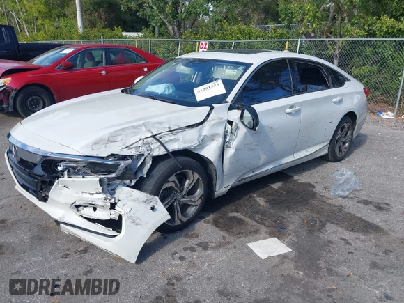 2018 Honda Accord EX-L with VIN 1HGCV2F57JA017839, listed as a IAAI auction lot 41281323 with 83,986 mi miles and . Bid and sale history available at DreamBid. Image 17.