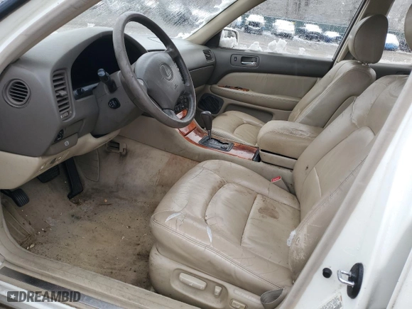 1998 Lexus LS 400 Luxury Sdn with VIN JT8BH28F7W0102263, listed as a Copart auction lot 46121075 with 0 mi miles and Clean Title. Bid and sale history available at carsss.com. Image 7.