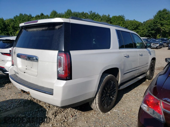 2016 GMC Yukon XL Denali with VIN 1GKS2HKJXGR421600, listed as a Copart auction lot 66868064 with 159,013 mi miles and Salvage Title. Bid and sale history available at carsss.com. Image 3.