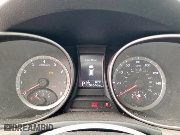 2014 Hyundai Santa Fe Sport with VIN 5XYZU3LB9EG197049, listed as a Copart auction lot 53979135 with 134,346 mi miles and Clean Title. Bid and sale history available at carsss.com. Image 9.
