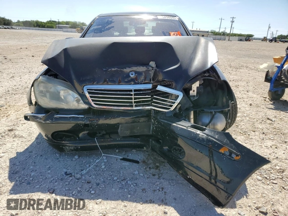 2001 Mercedes-Benz S 320/430/500 with VIN WDBNG70J21A221144, listed as a Copart auction lot 56856945 with Not provided miles and Salvage title. Bid and sale history available at DreamBid. Image 5.