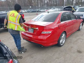 2009 Mercedes-Benz C-Class 3.5L Sport with VIN WDDGF56X09R048076, listed as a IAAI auction lot 41920261 with 143,720 mi miles. Bid and sale history available at carsss.com. Image 4.