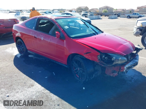 2004 Acura RSX with VIN JH4DC54874S009048, listed as a IAAI auction lot 40386772 with 202,707 mi miles. Bid and sale history available at carsss.com. Image 1.