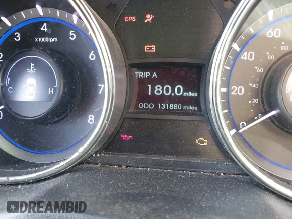2012 Hyundai Sonata Limited with VIN 5NPEC4AC2CH382097, listed as a IAAI auction lot 41659159 with 131,880 mi miles and . Bid and sale history available at DreamBid. Image 7.