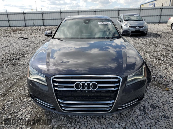 2014 Audi A8 4.0T с VIN WAUR2AFDXEN011628, выставлен на аукционе Copart как лот 55423285 с пробегом 94 681 миль миль и Списание • Salvage title. История ставок и продаж доступна на DreamBid. Изображение 5.